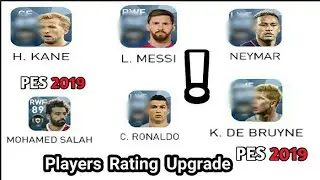 PES 2019 MOBILE | TOP 10 PLAYERS RATINGS PREDICTION !