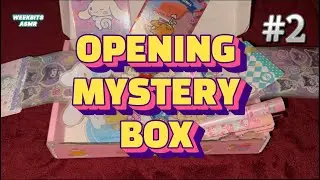 ASMR OPENING MYSTERY BOX #2 #asmr #sanrio #kuromi #mymelody #sanriocharacters 