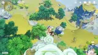 Xiao: I can plunge attack without taking damage. Aether: Hold my vision