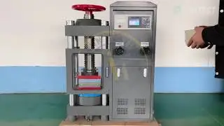 IWIN-dye2000 LCD Concrete compression testing machine operation video