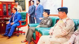 الفريق الركن نومان الزوبعي يستقبل محافظ الأنبار ورئيس أركان الجيش وقائد شرطة الانبار وعدد من القادة