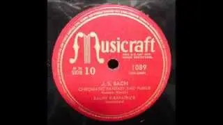 J.S. Bach Chromatic Fantasy and Fugue in D minor, BWV 903 Ralph Kirkpatrick
