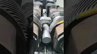 FEDA Non-standard twill thread rolling machine with special rollers #machine #cnc #threadrolling