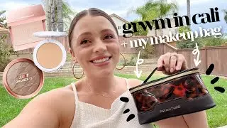 let's chat & get ready together + what makeup I brought on the trip!