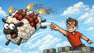 Explosive sheep. Need I say more? - Minecraft Hypixel Sheep Wars