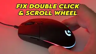 Исправление двойного щелчка колесика прокрутки на мыши Logitech G203
