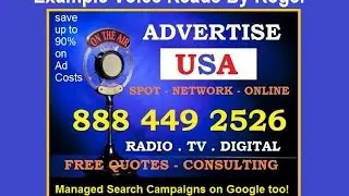 radio ads + Commercials + Production + Scripts ONLY $99