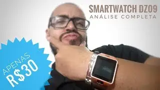 SÓ R$30 MELHOR Smartwatch - DZ09 ANÁLISE COMPLETA