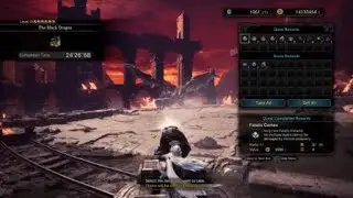 MHW: Iceborne PS4 | The Black Dragon vs Fatalis First Clear | Solo Longsword