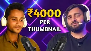 Charge as much as you can and easily get thumbnail designing clients 