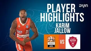Karim Jallow Highlights vs. FIT/One W&uuml;rzburg Baskets | easyCredit BBL | Dyn Basketball