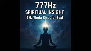 777Hz Spiritual Insight + 7Hz Theta Binaural Beat | Intuition, Awareness & Deep Meditation