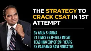 CSAT Sureshot Strategy: Expert Tips by Arun Sharma