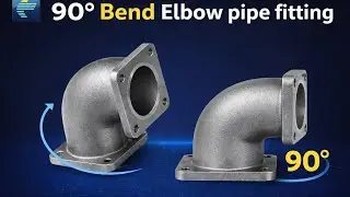 90&deg; Elbow Pipe Fitting #cad #creoparametric #education #gttc #diploma #enginner #viralvideo #nttf 