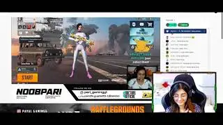 Payal Gaming Raid on Noobpari  | Payal 1m Raid on BGMI Girl Gamer | Payal Reaction | Pari Reaction