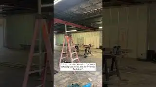 Have you ever wondered what retail space looks like before the buildout?
