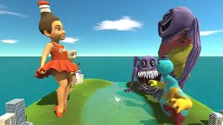 Italian Brainrot Animals Cocolina, Ballerina  VS Proto Patient, Poppy Playtime in ARBS