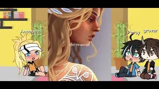 Percy Jackson reacts to future him || Percabeth, dark Percy, original trio|| PART 1