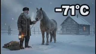 75-Year-Old's Brave Horse Rescue: Winter Survival in Siberia
