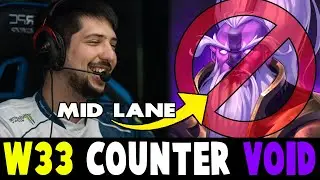 w33 knows exactly how to beat VOID SPIRIT MID