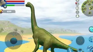 Best Dino Games - Brachiosaurus Simulator Android Gameplay