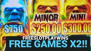 🥇🥇🥇Frankenstein Slot Machine Huge Free Play Win! Bonus Triggered