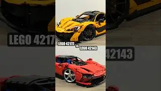 LEGO McLaren P1 vs LEGO Ferrari Daytona SP3 | LEGO 42172 vs 42143 | LEGO 42143 vs 42172 | Supercars