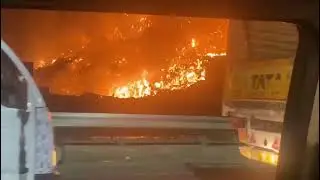 HUGE FIRE DISASTER IN INDIA #planetearth #disaster #fire