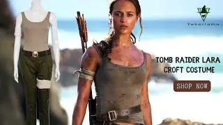 #Takerlama 🚀 Become the iconic Lara Croft with our brand-new Tomb Raider cosplay costume.