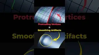 Why Planar Faces Matter in Sub-D Modeling! #3dmodeling #blender #3dart