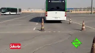 articulated bus @ public transport company