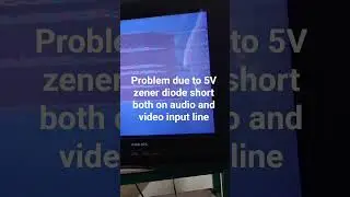 Philips crt tv AV problem