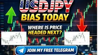 USDJPY Forex Bias Today | Where Price Is Headed Next + Free Telegram Setups