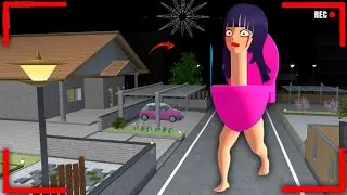 Yuta P@nicked After CCTV Recorded Mio SKIBIDI TOILET infront of Rina Home 😱| SAKURA School Simulator