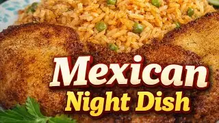 Easy Mexican Rice with Breaded Chicken | Lazy Day Dinner