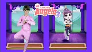 Imitate Angela Martial Arts - My Talking Angela 2 In Real Life