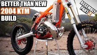 KTM 300 build part 19: Dirt bike assembly continues, we are getting closer ;)