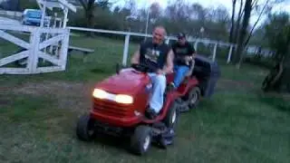 redneck tractor race