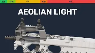 P90 Aeolian Light - Skin Float And Wear Preview