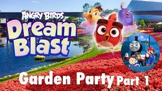 Angry Birds Dream Blast Garden Party Part 1 Gameplay