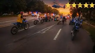 WE GOT FIVE STARS ON CRAZY DIRTBIKE CHASE PT.2!! (CAMDELPHIA)