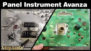 Posisi Asli Part Panel Instrument (Speedometer) Avanza 2007