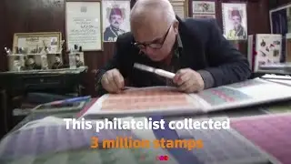 Egyptian man collects 3 million stamps