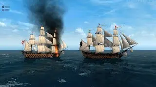 NAVAL ACTION -  3 vs 9. Эпичный Бой на HMS Victory (1 battle = 63 pvp marks)