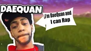 DAEQUAN WITH BARS!!! FUNNY FORTNITE MOMENTS!!
