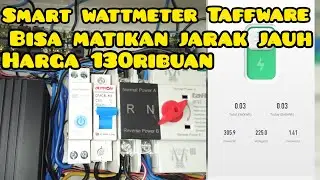 Install Taffware wifi smart wattmeter, can be used remotely