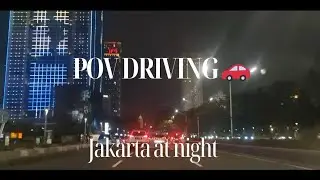 Driving in Jakarta 🇮🇩 | 📍Central to South Jakarta | City Life POV 