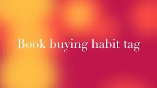 book buying habit tag