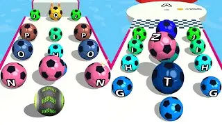 A-Z Run - All Levels Balls Gameplay Android, iOS NEW UPDATE ( 9 - 13 )