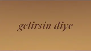Batuhan Kordel - Gelirsin Diye (Lyric Video)
